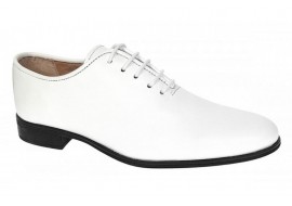 Pantofi barbati albi eleganti din piele naturala Havana GKR51TSA